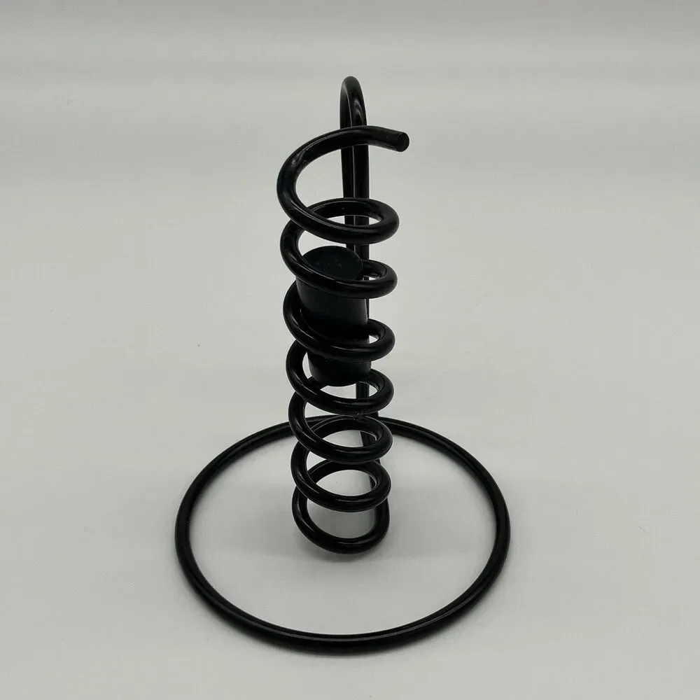 Vintage Hand Wrought Iron Spiral‎ Colonial Courting Candle